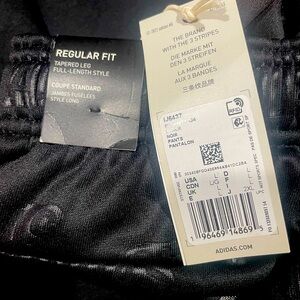 New with tags adidas track pants size large